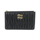Miu Coin Case Purse 5Mb06M Nero( Gold(