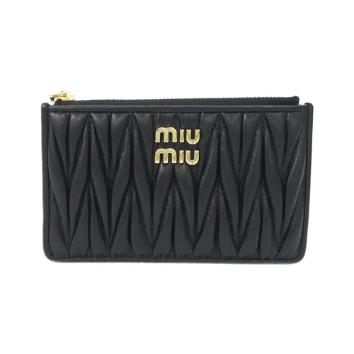 Miu Coin Case Purse 5Mb06M Nero( Gold(