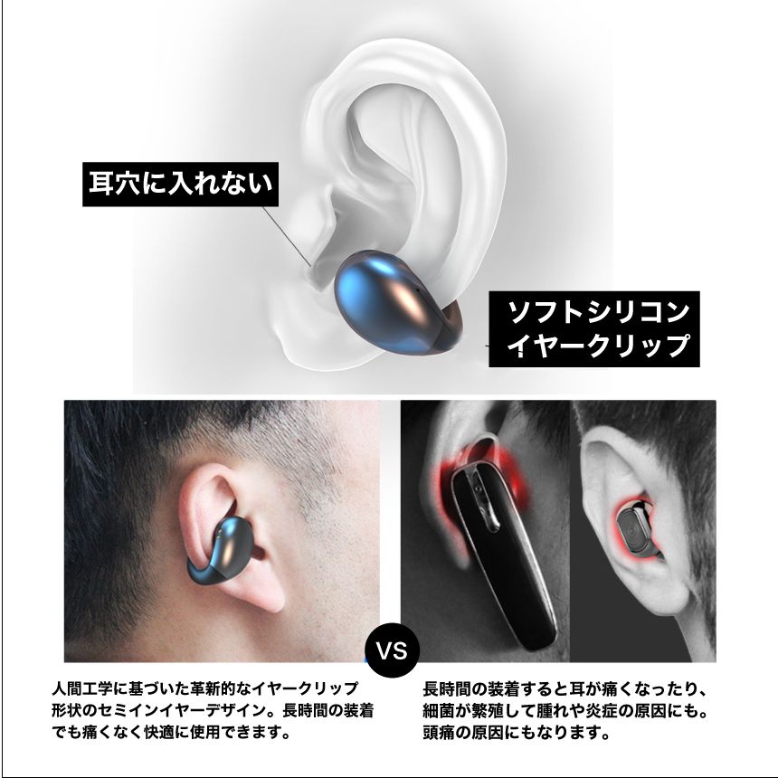 Earphone Bluetooth5.3 4 2200Mah 150H Bluetooth