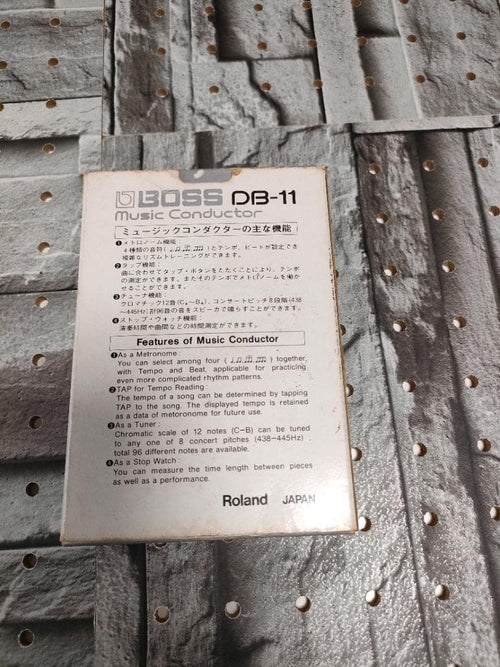 Roland Metronomes Boss Db-11 Music Conductor