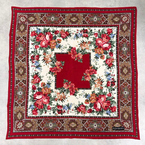 Yves Saint Laurent Bandanas Thin Scarves