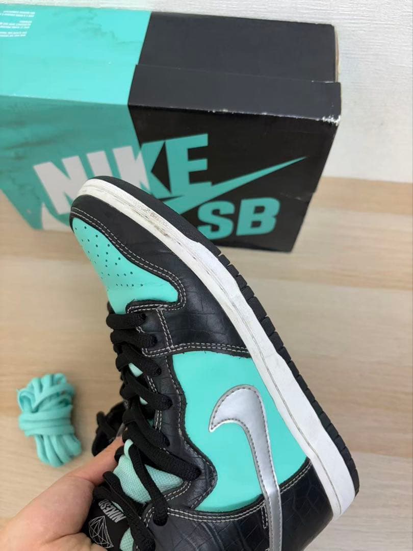 Nike Sb Sneakers Diamond Supply Dunk High Tiffany