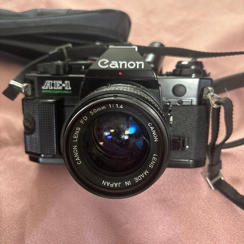 Slr Cameras (Film) Canon Ae-1 Program