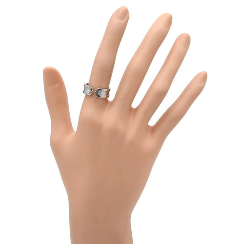 Cartier Ring C2 #52(Jp12) C 2C 750Wg 18K 18 11.5