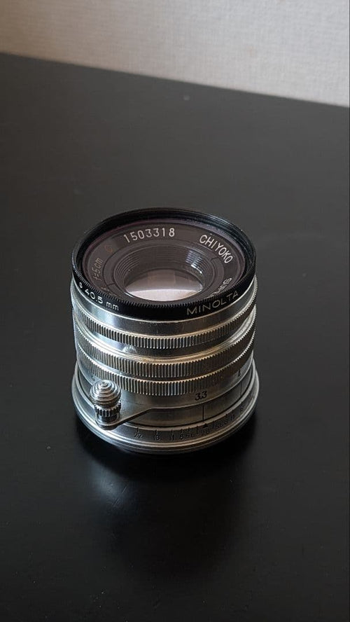 Minolta Lens (Single Focus) Chiyoko Super Rokkor F2.8