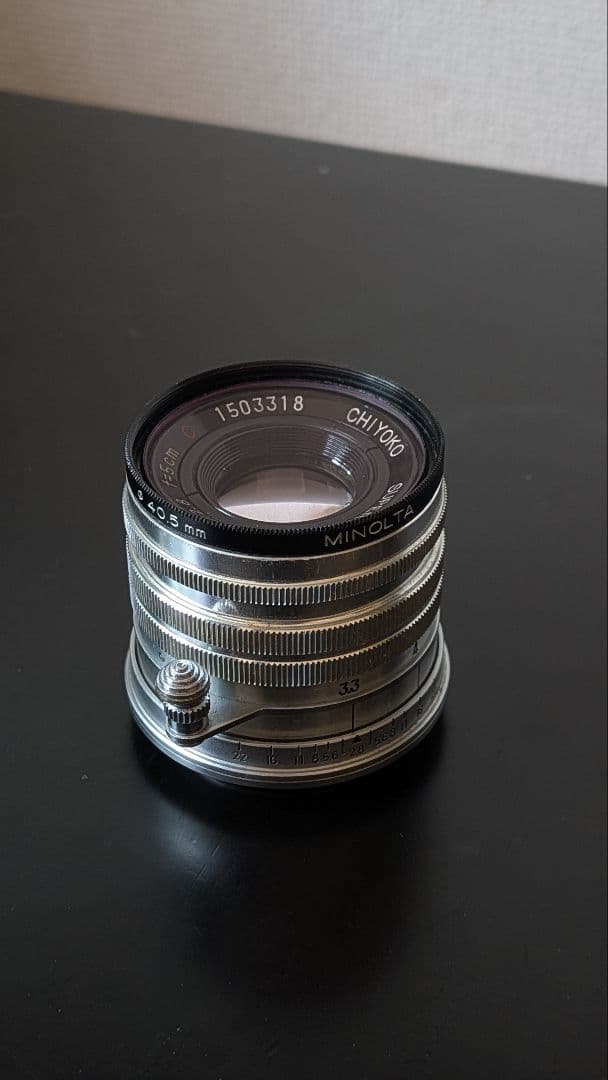 Minolta Lens (Single Focus) Chiyoko Super Rokkor F2.8