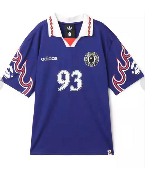 A Bathing Ape Shirts Bape Adidas Flamejersey2Xl