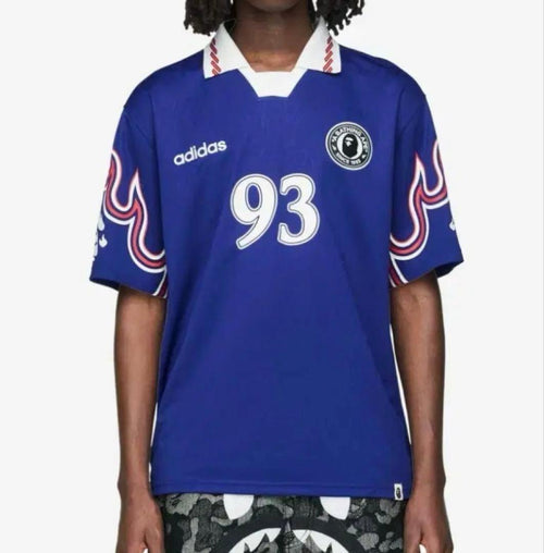 A Bathing Ape Shirts Bape Adidas Flamejersey2Xl