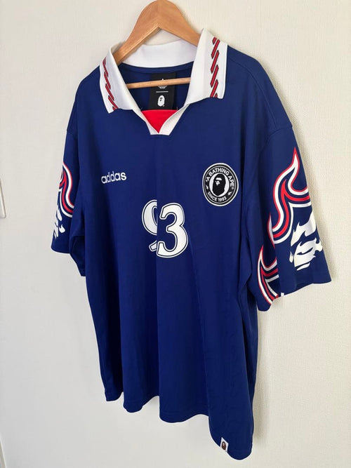 A Bathing Ape Shirts Bape Adidas Flamejersey2Xl