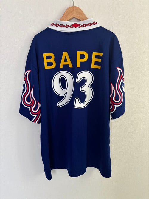 A Bathing Ape Shirts Bape Adidas Flamejersey2Xl