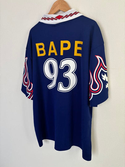 A Bathing Ape Shirts Bape Adidas Flamejersey2Xl