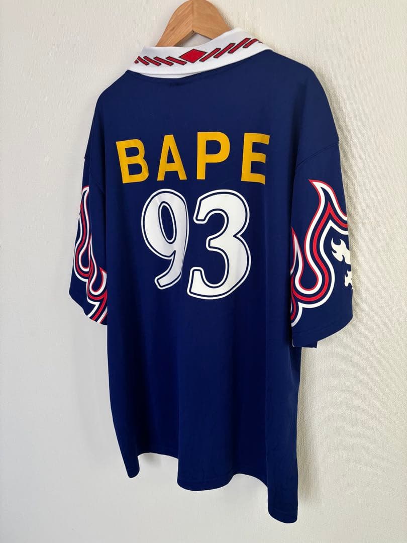 A Bathing Ape Shirts Bape Adidas Flamejersey2Xl