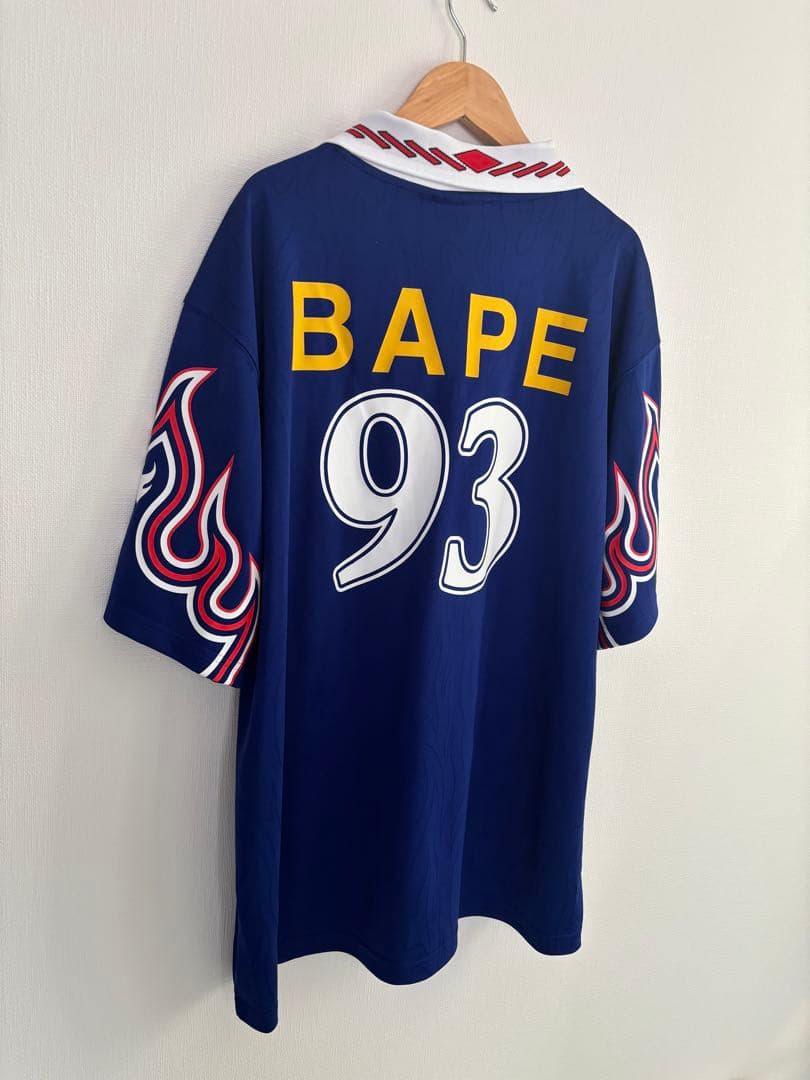 A Bathing Ape Shirts Bape Adidas Flamejersey2Xl
