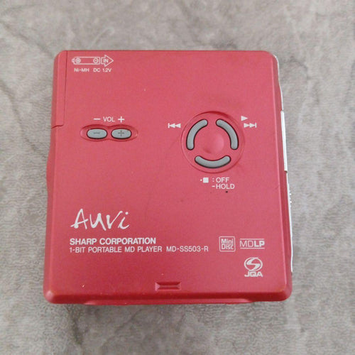 Sharp Portable Md Player Auvi Md-Ss503-R