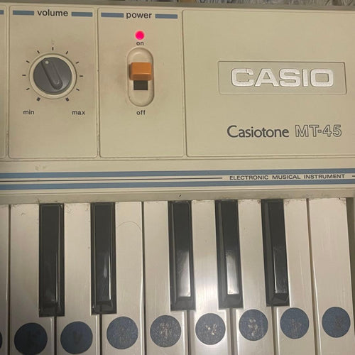 Casio Analog Synthesizers Casiotone Mt-45