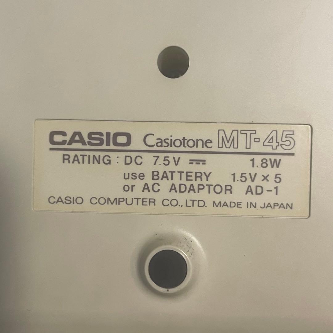 Casio Analog Synthesizers Casiotone Mt-45