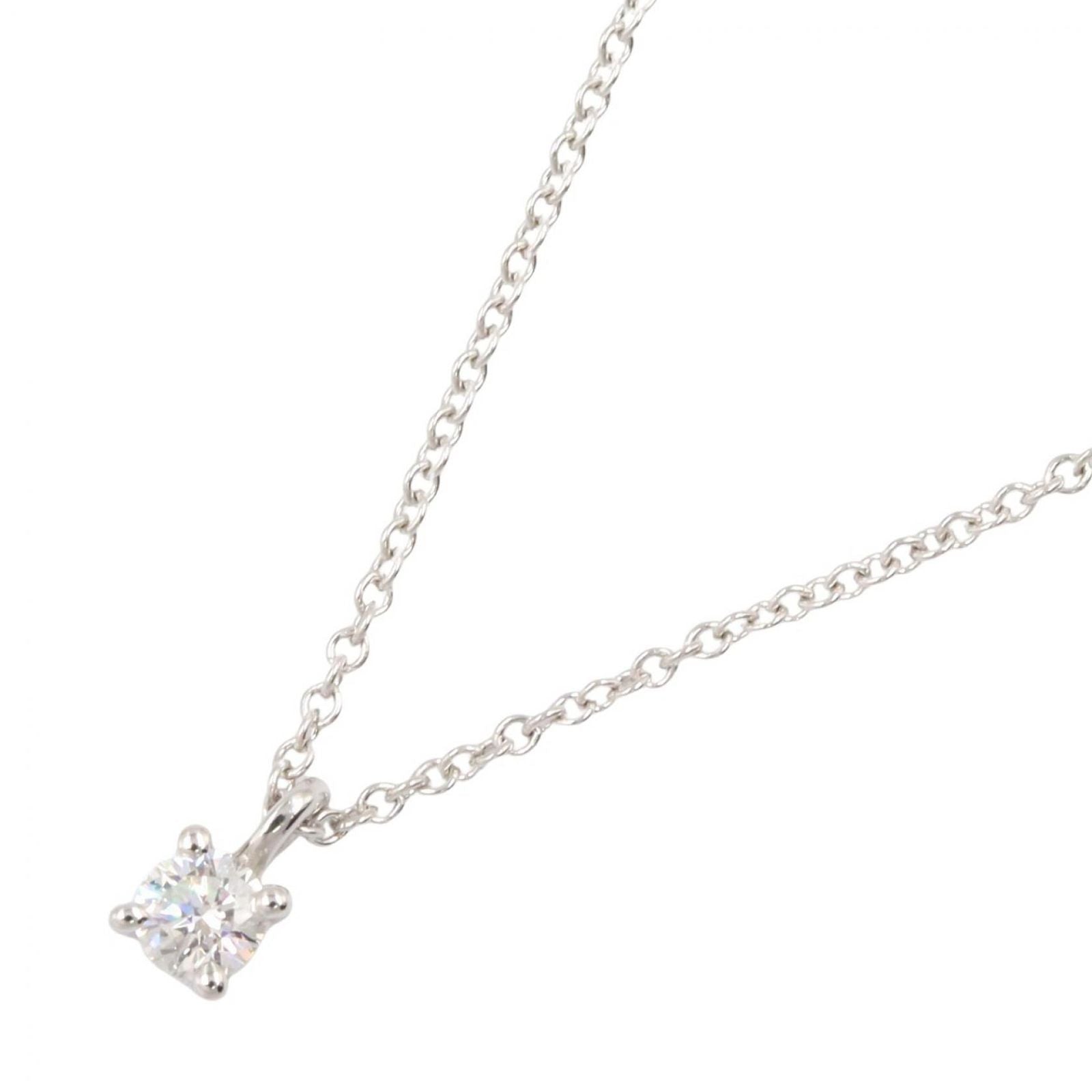 Tiffany Necklace Co 40 Pt950 Used A