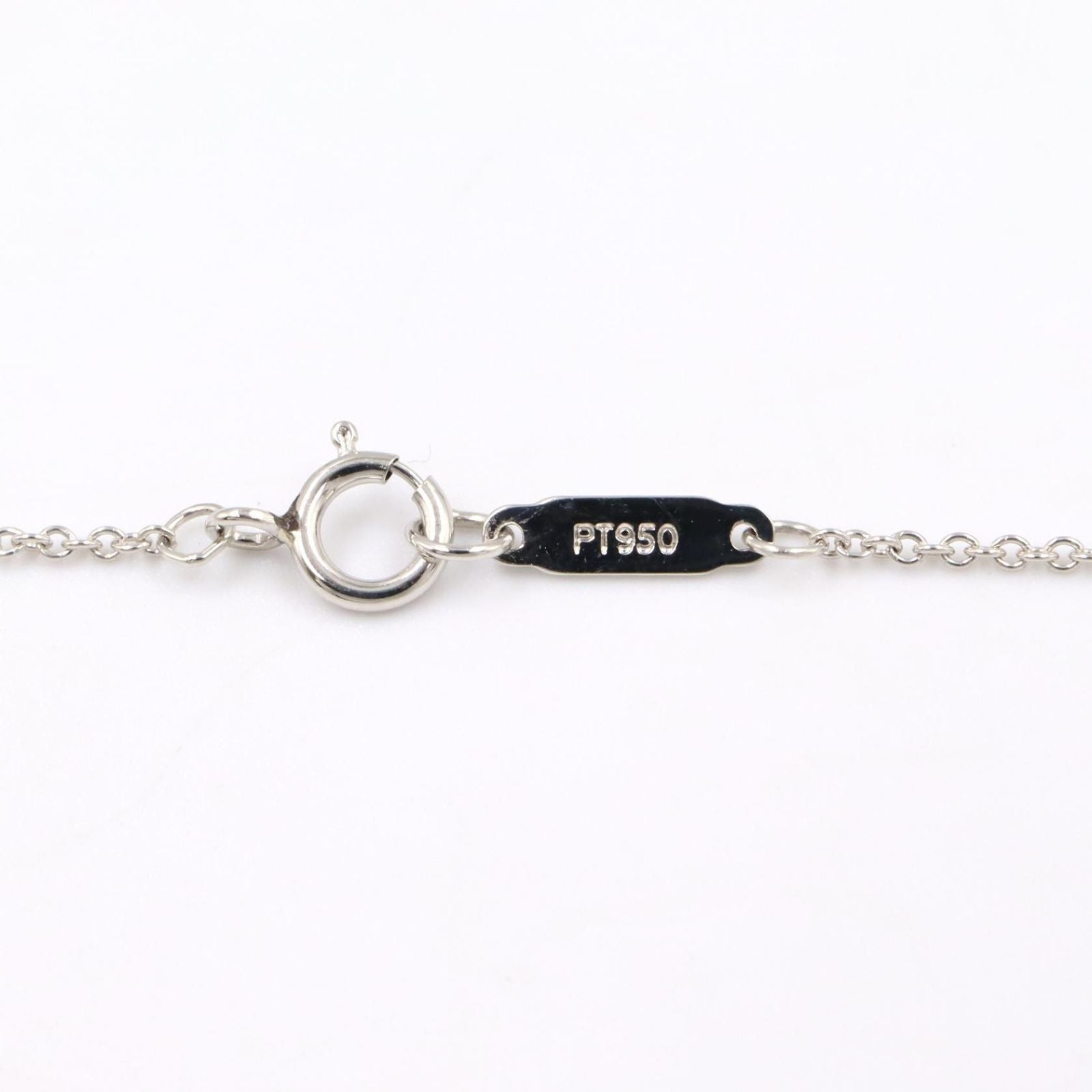 Tiffany Necklace Co 40 Pt950 Used A