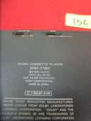 Cassette Players 156 Sony Walkman Wm-F180