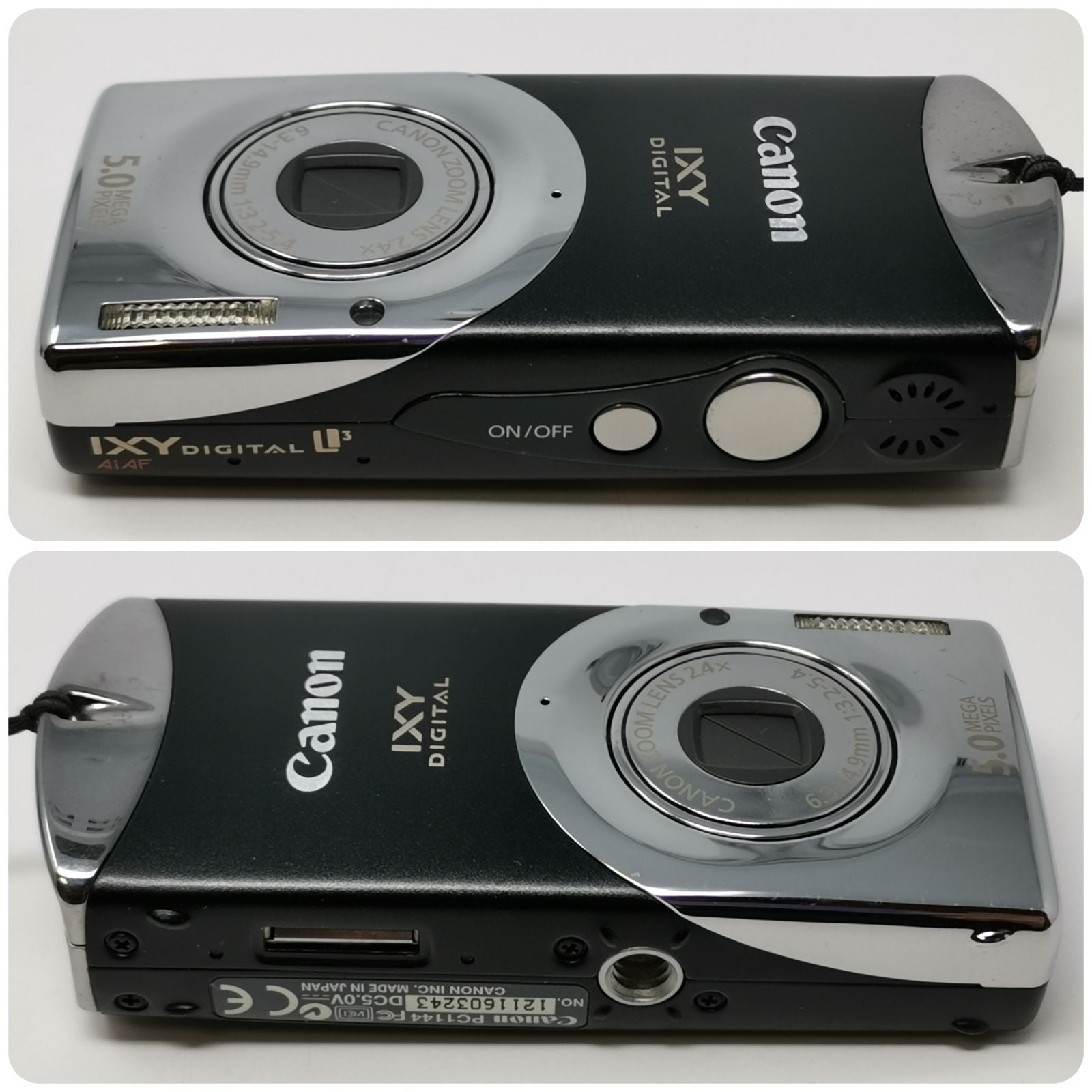 Canon Compact Digital Camera Ixy L3 Pc 1144 Sd Arcamko996