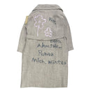 Dries Van Noten Peacort Wool Coat 1998Aw Viburnum Memorial Graphic Gown Free