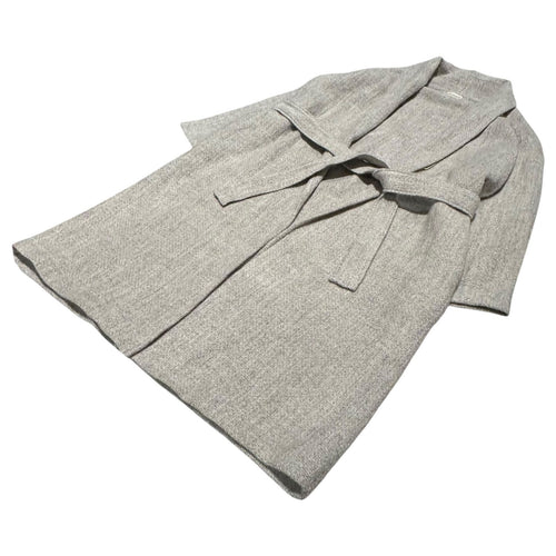 Dries Van Noten Peacort Wool Coat 1998Aw Viburnum Memorial Graphic Gown Free