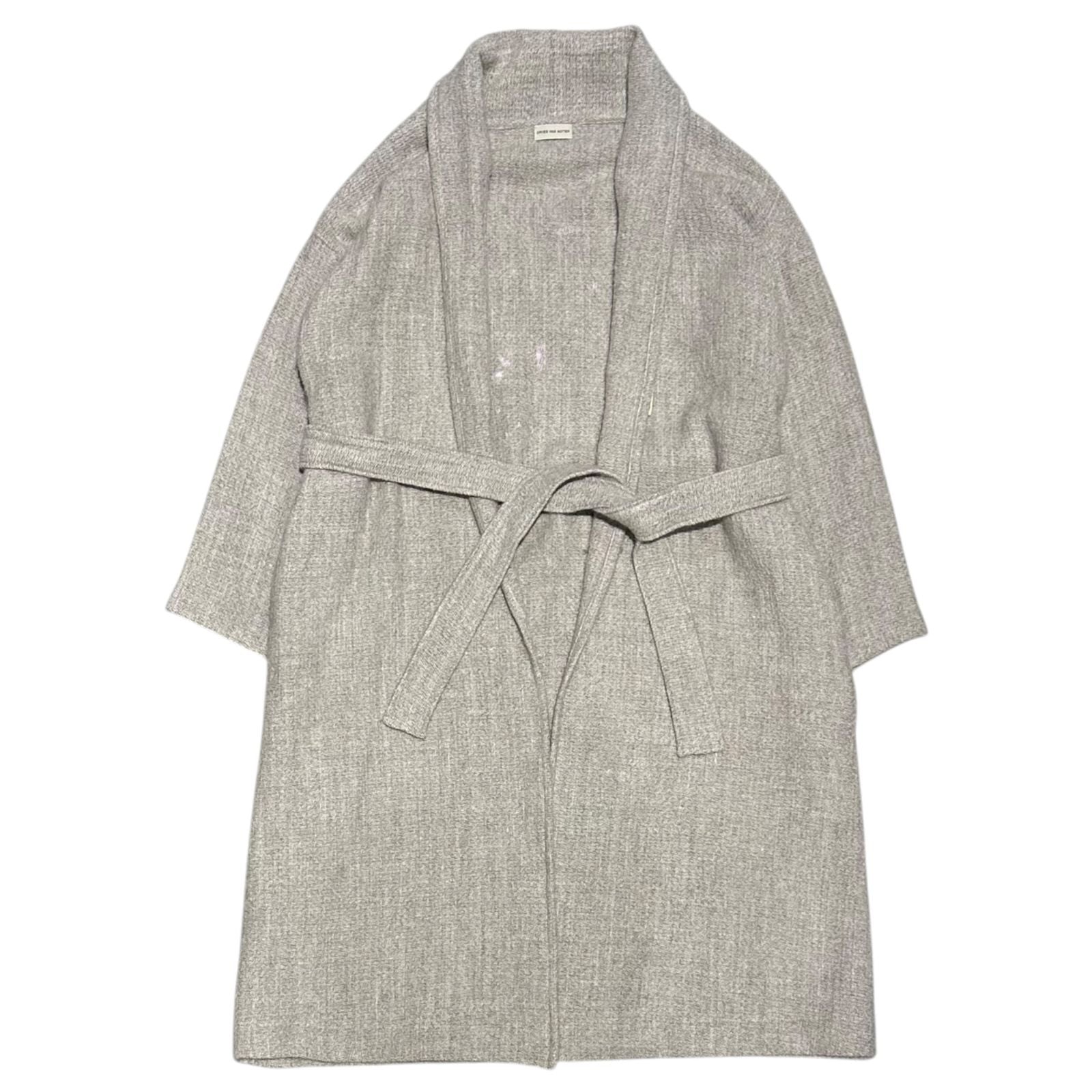 Dries Van Noten Peacort Wool Coat 1998Aw Viburnum Memorial Graphic Gown Free