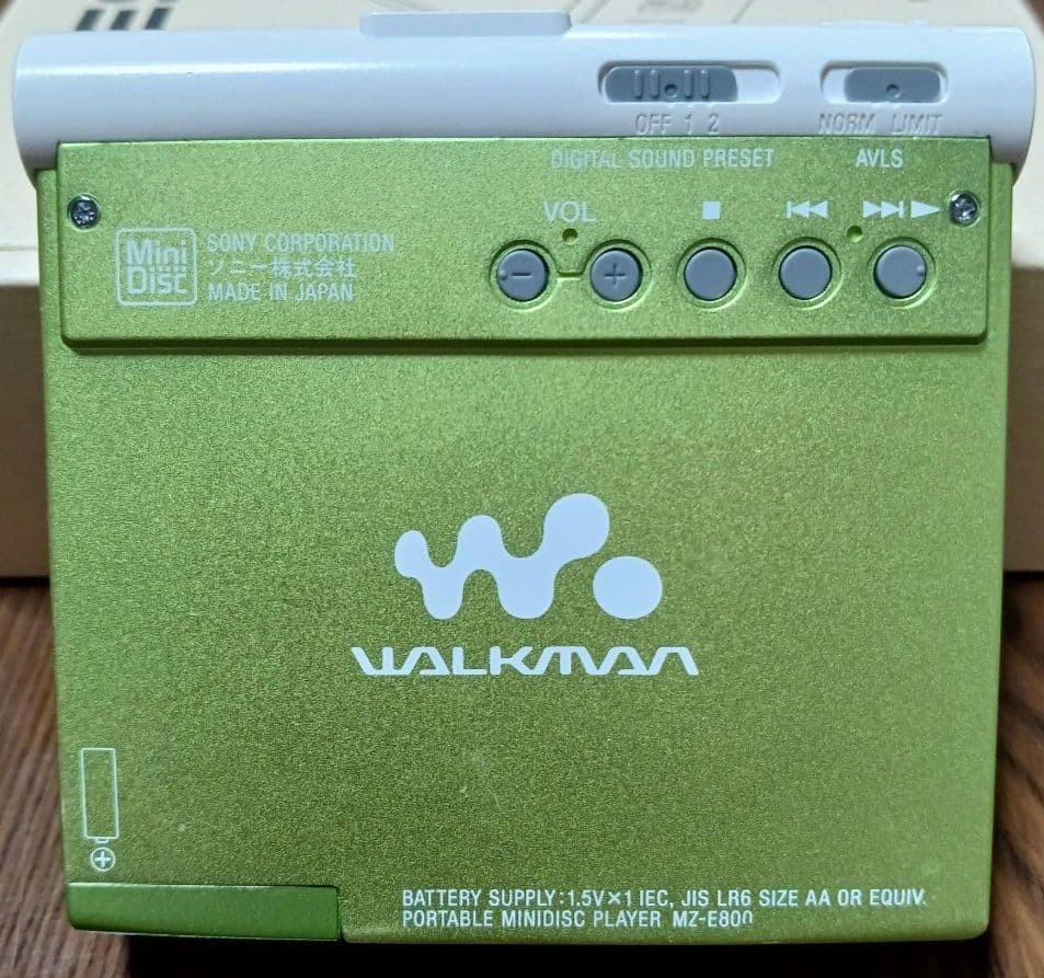 Sony Portable Md Players Walkman Mz-E800