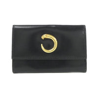 Cartier Business Card Holder Black( Gold(