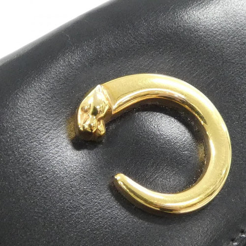 Cartier Business Card Holder Black( Gold(