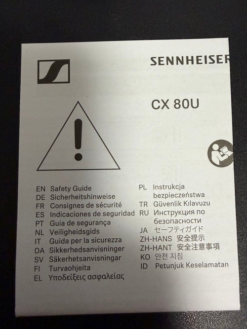 Sennheiser Wired Earphone Cx80U Usb-C