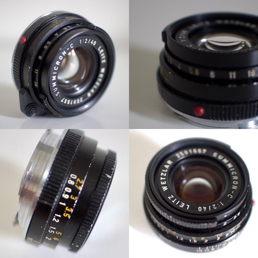 Leica Prime Lenses Leicacl Csummicronc40Mm M Rokkor