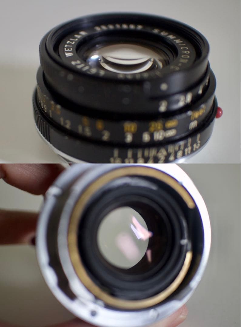 Leica Prime Lenses Leicacl Csummicronc40Mm M Rokkor