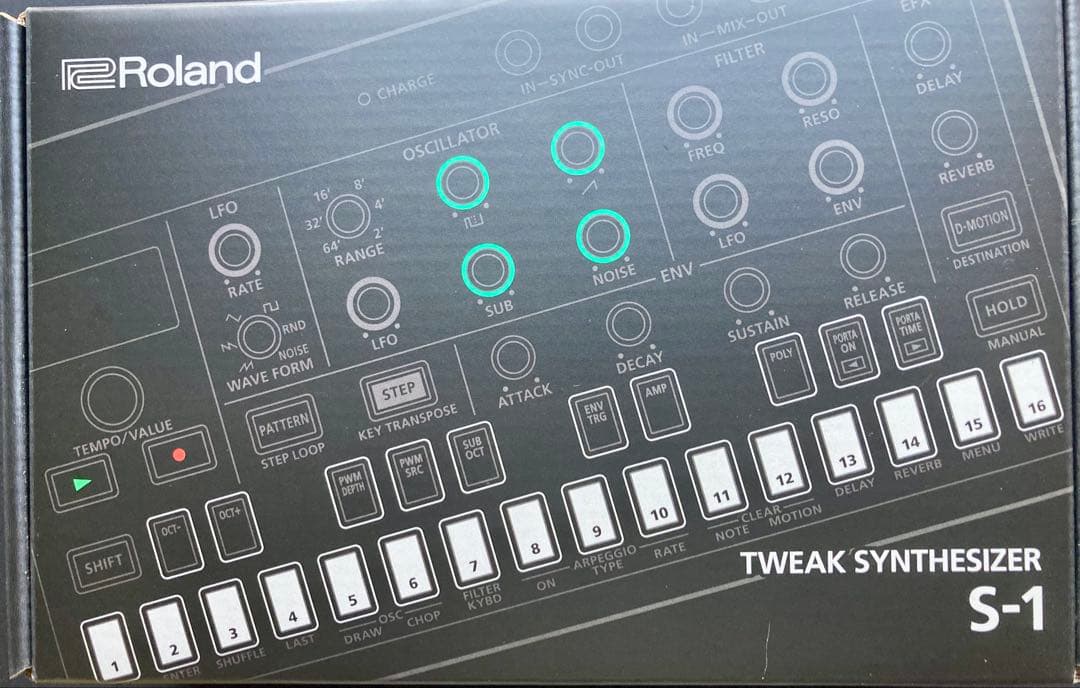 Roland Analog Synthesizer S-1 Tweak