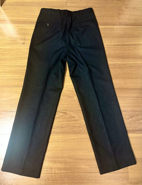 Yves Saint Laurent Slacks Black Wool