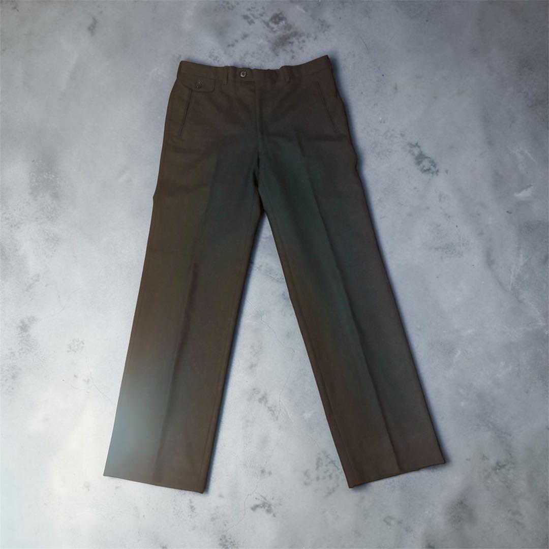 Yves Saint Laurent Slacks Black Wool