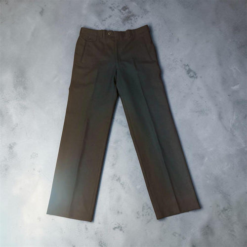 Yves Saint Laurent Slacks Black Wool