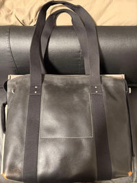 Rick Owens Tote Bags Black Leather Trolley