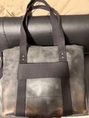 Rick Owens Tote Bags Black Leather Trolley