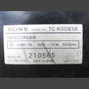 Sony Cd, Md Cassette Decks Tc-K333Esx
