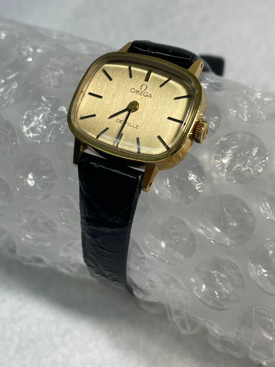 Omega Hand -Wound Clock De Ville