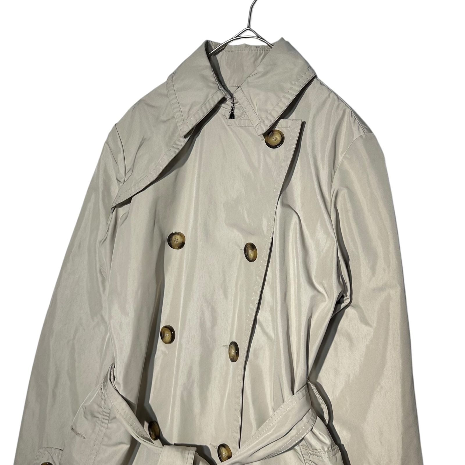 Moncler Trench Coat Spring Nylon 0(S
