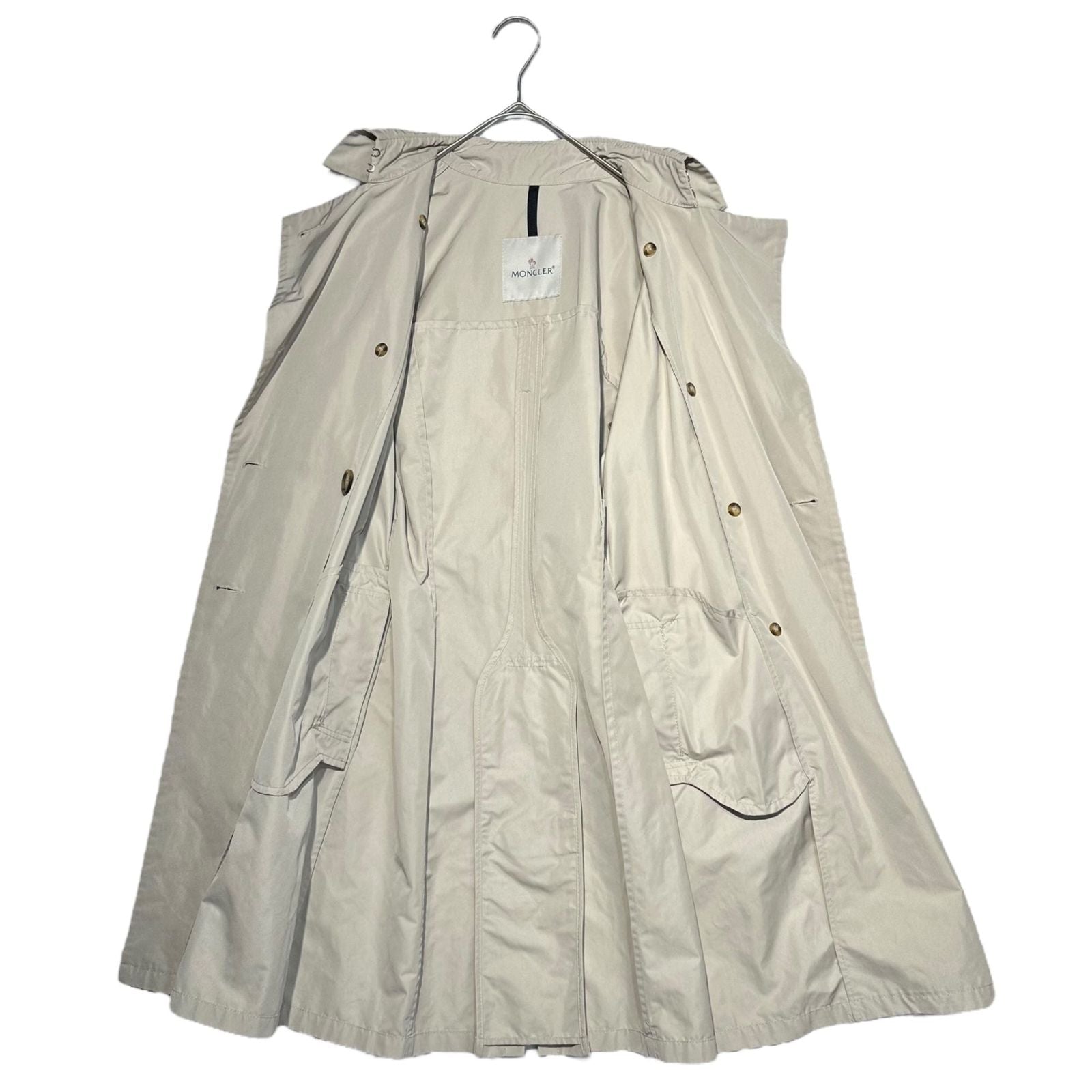 Moncler Trench Coat Spring Nylon 0(S