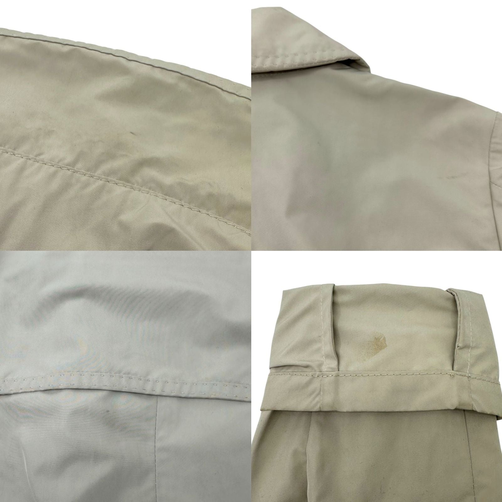 Moncler Trench Coat Spring Nylon 0(S