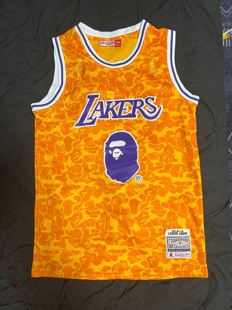 A Bathing Ape Shirts Tank Tops Lakers Bape