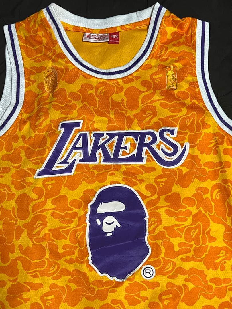 A Bathing Ape Shirts Tank Tops Lakers Bape