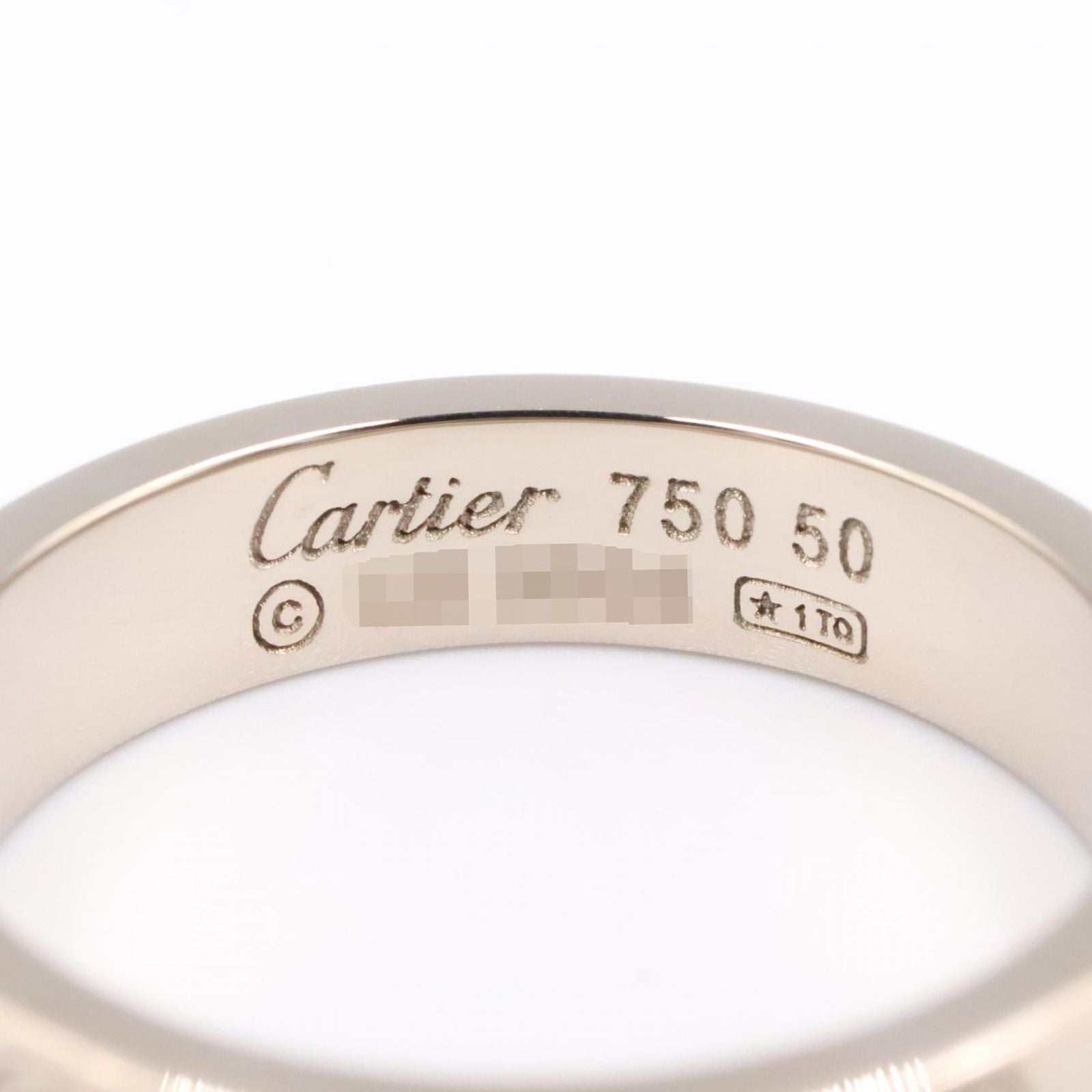 Cartier Ring K18Wg Used A
