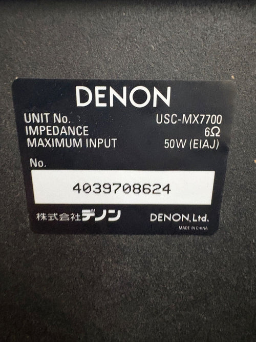 Speaker Denon Usc-Mx7700