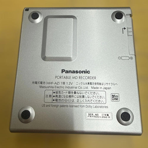 Panasonic Portable Md Players Sj-Mr50-S