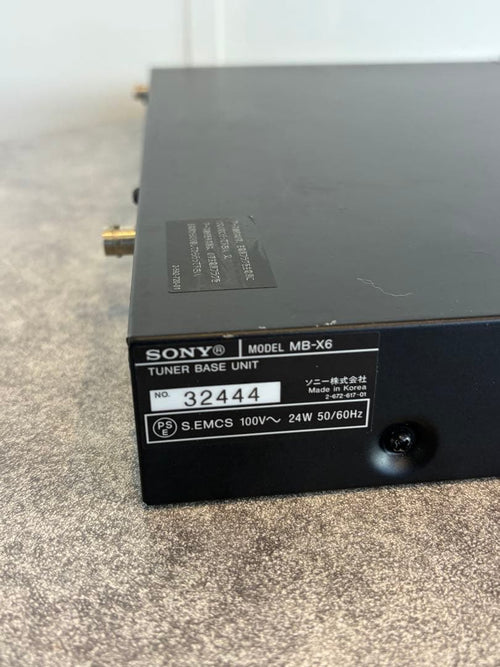 Sony Wireless Systems Mb-X6 Urx-M2 3